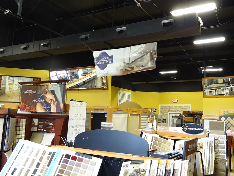 Selling carpet at Beseda Flooring & More