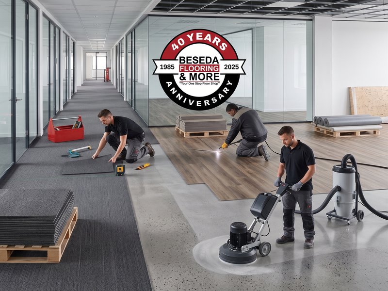 Commercial Flooring services by Beseda Flooring