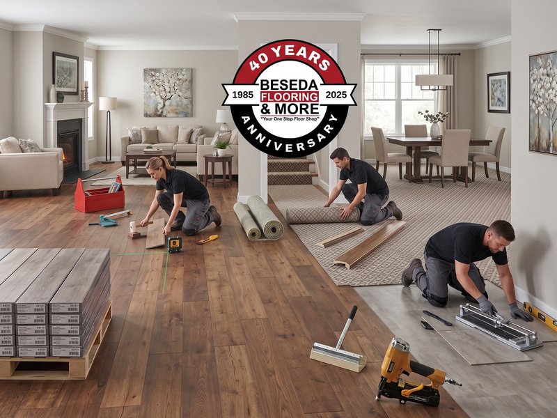 residential flooring services by Beseda Flooring